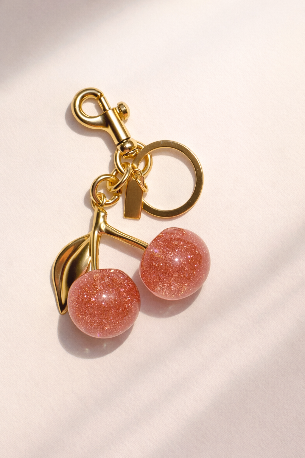 Blush Cherry Keychain