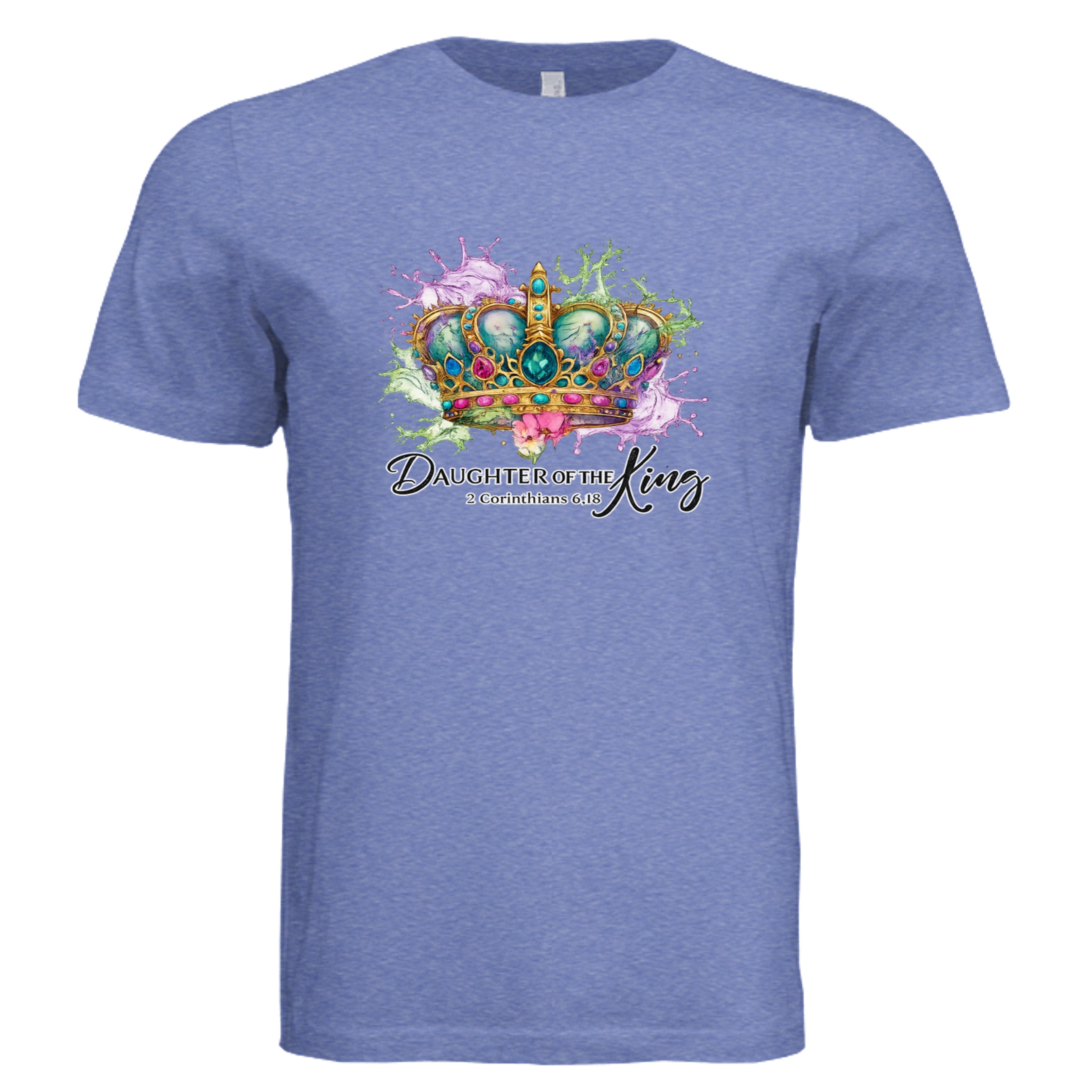Solid True Royal Triblend - 3413C - FRONT