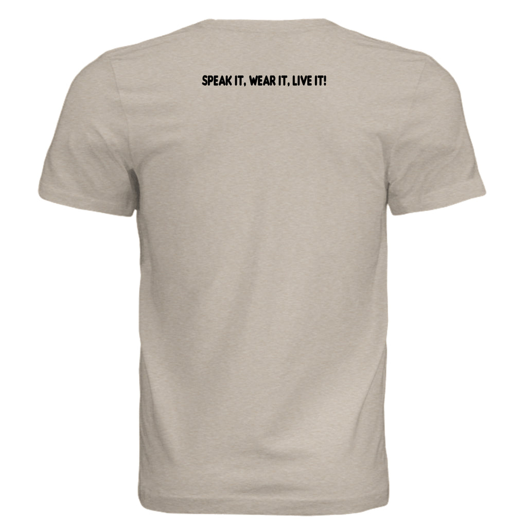 Tan Triblend - 3413C - BACK
