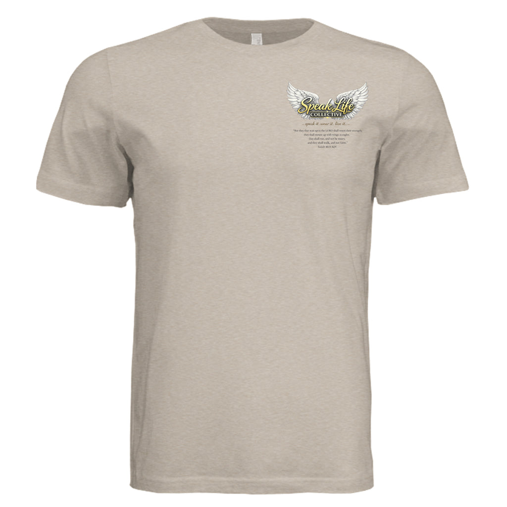 Tan Triblend - 3413C - FRONT