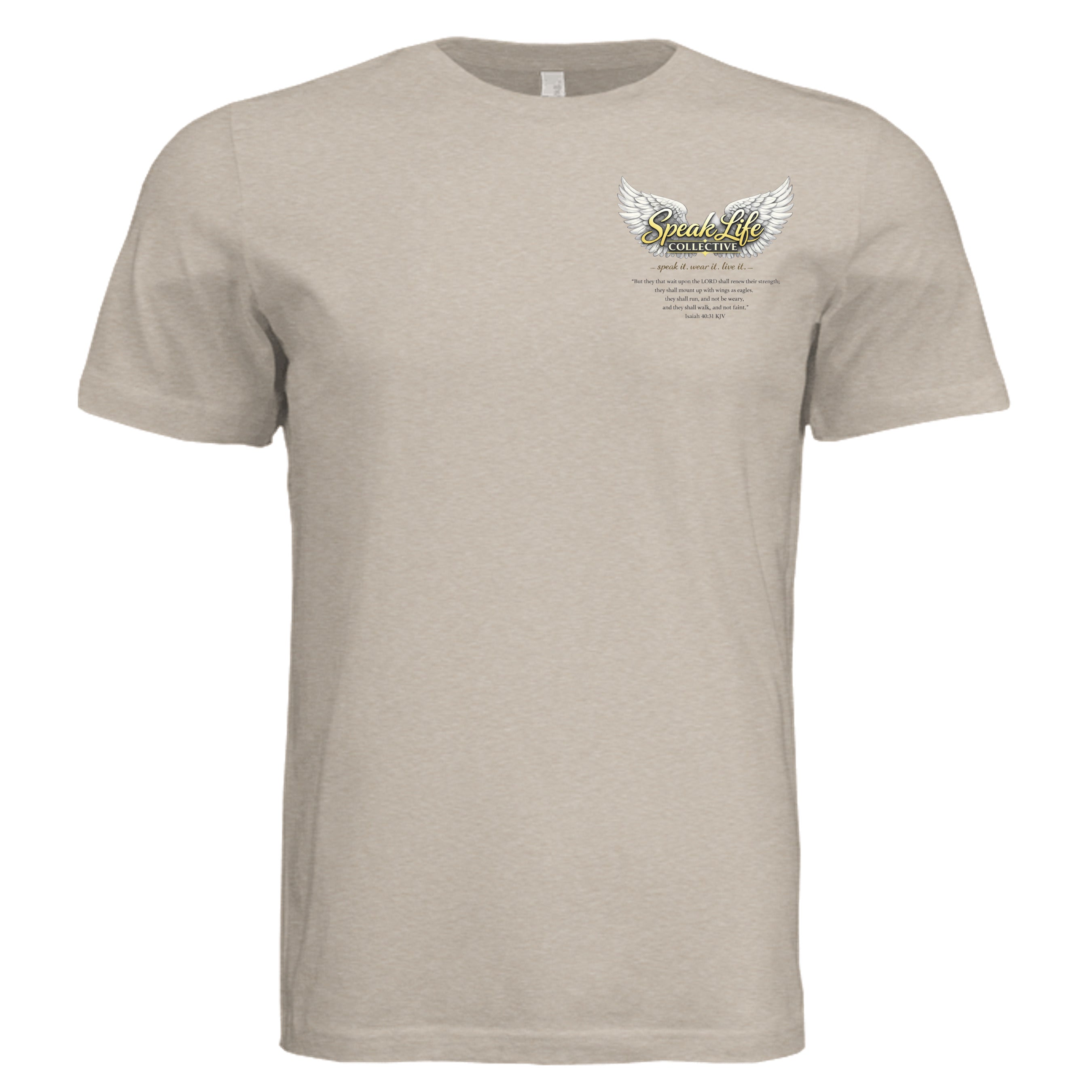 Tan Triblend - 3413C - FRONT
